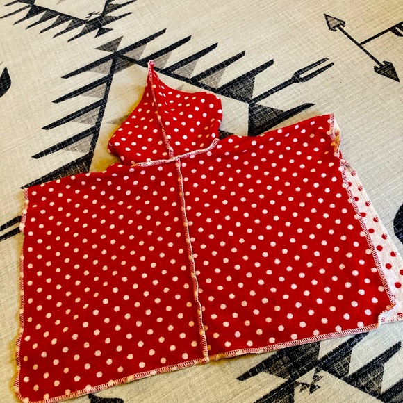 David Fussenegger Red Hooded Baby Winter Poncho - Picture 10 of 12